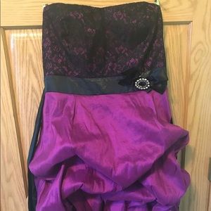 Magenta Colored Dress